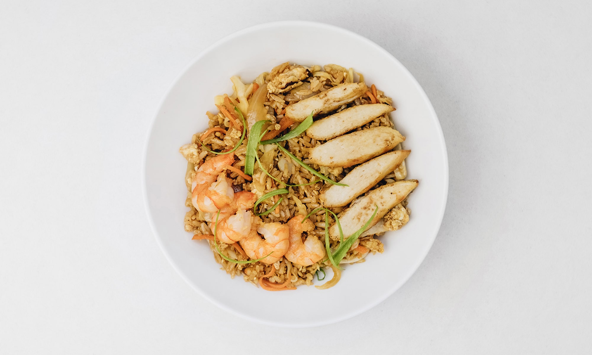 Рис з креветками та куркою