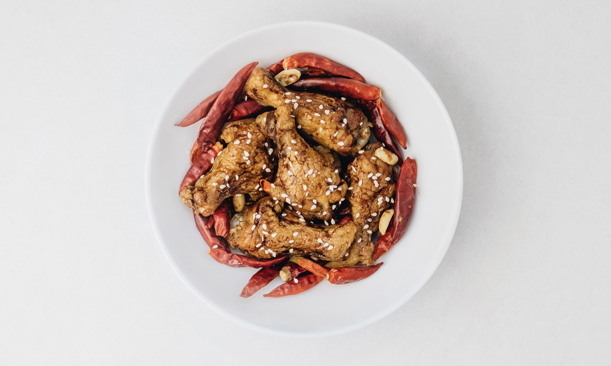 Курячі крильця по-сичуанськи